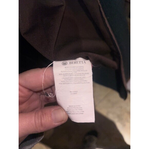 XL Vintage Beretta Techno Windshield full-zip sweater 50% wool 50% acrylic - Picture 6 of 7